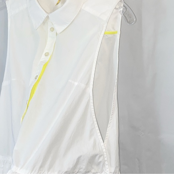 Free People Cotton poplin Boho Tunic white with pockets Top. - Picture 6 of 9